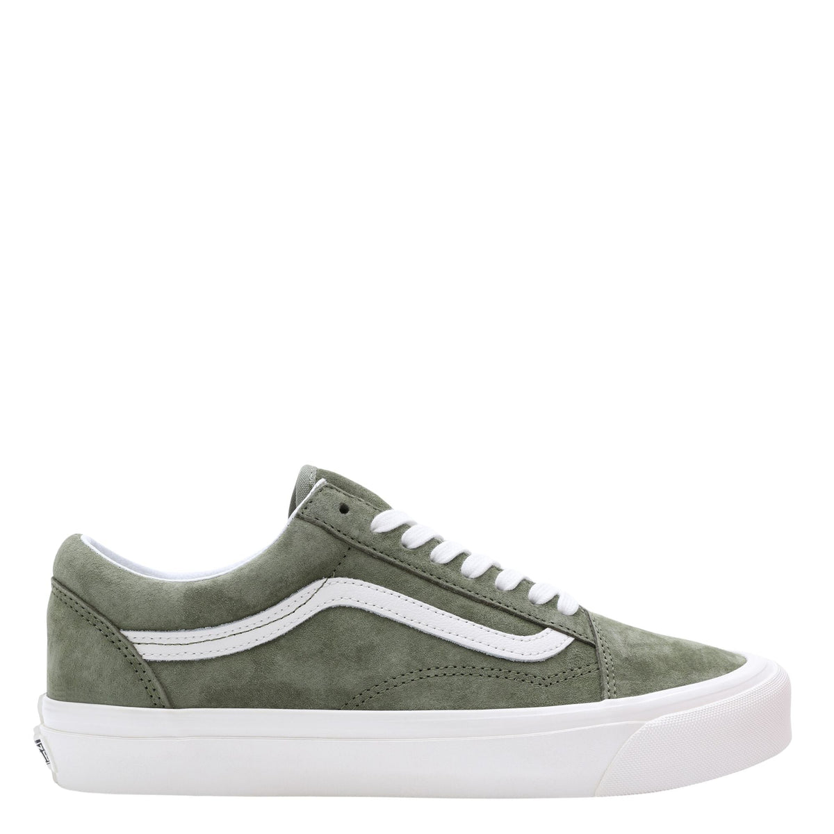 Suede olive green vans Clearance