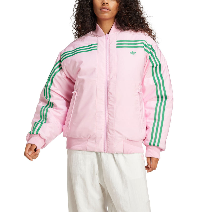 adidas Originals 70s Reversible Oversized Bomber Kadın Ceket Green/Pink