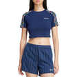 adidas Originals adidas Originals x Liberty London 3-Stripes Infill Baby Kadın T-Shirt Night Indigo