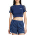 adidas Originals adidas Originals x Liberty London 3-Stripes Infill Baby Kadın T-Shirt Night Indigo