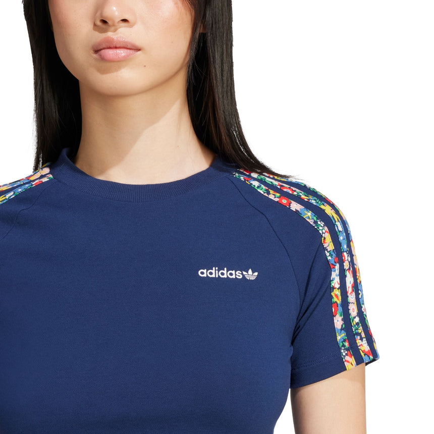 adidas Originals adidas Originals x Liberty London 3-Stripes Infill Baby Kadın T-Shirt