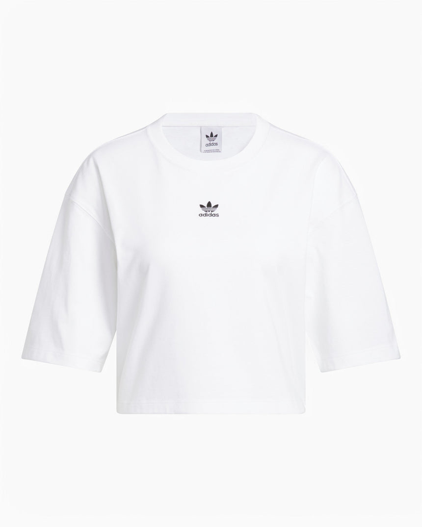 adidas Originals Essentials Crop Kadın T-Shirt White