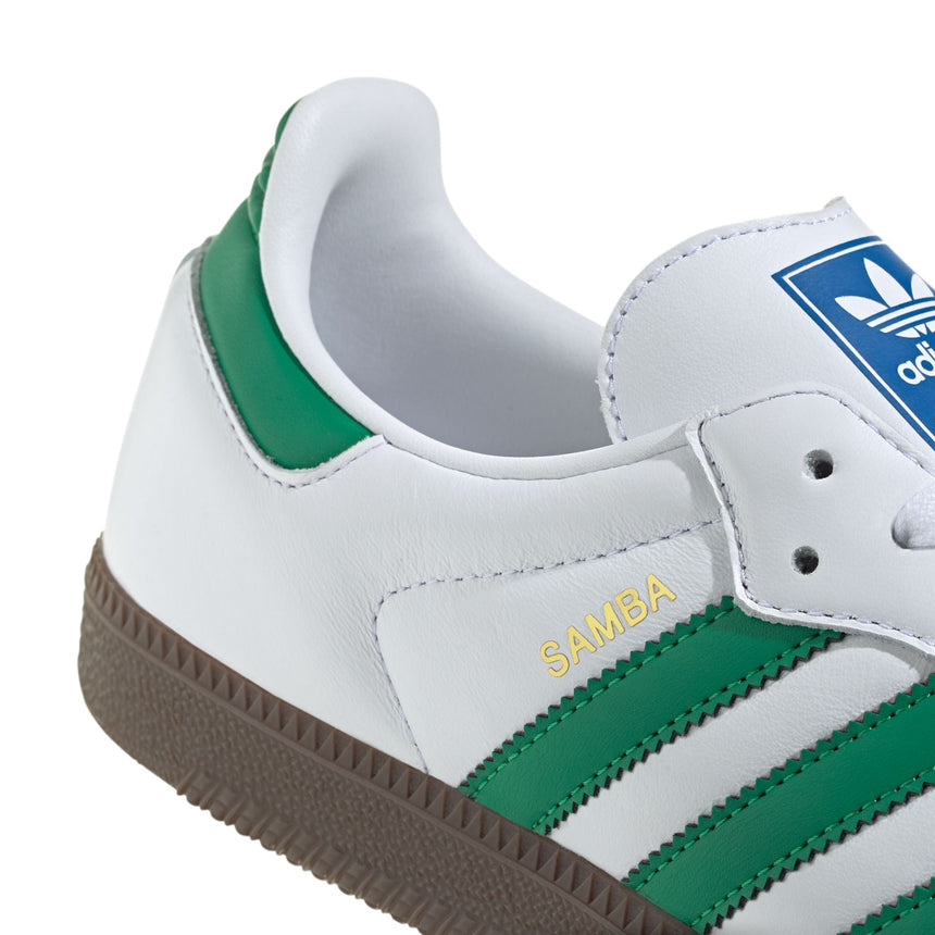 adidas Originals Samba OG Erkek Sneaker Cloud White/Green/Supplier Colour