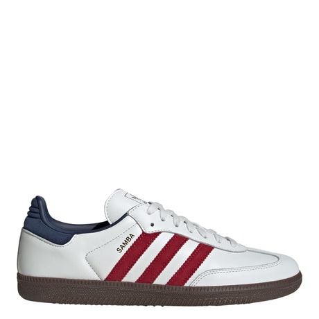 adidas Originals Samba OG Erkek Sneaker Core White/Team Victory Red/Night Indigo