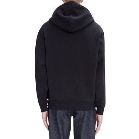 A.P.C. Boxy Micro Logo Hoodie Black/White