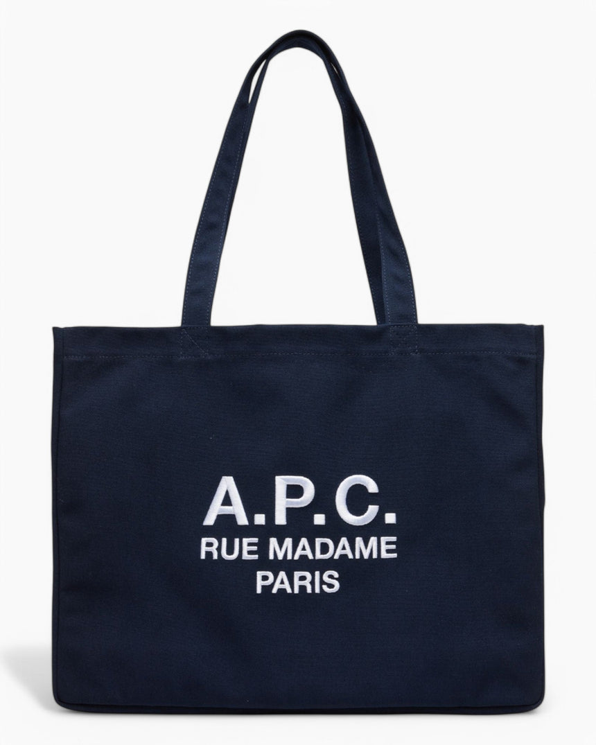 A.P.C. Diane Rue Madame Shopping Bag Omuz Çantası Dark Navy