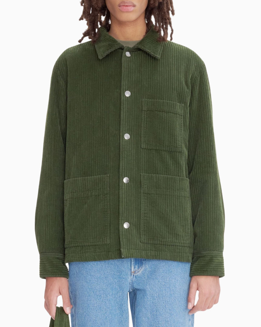 A.P.C. Emile Erkek Gömlek Ceket Forest Green