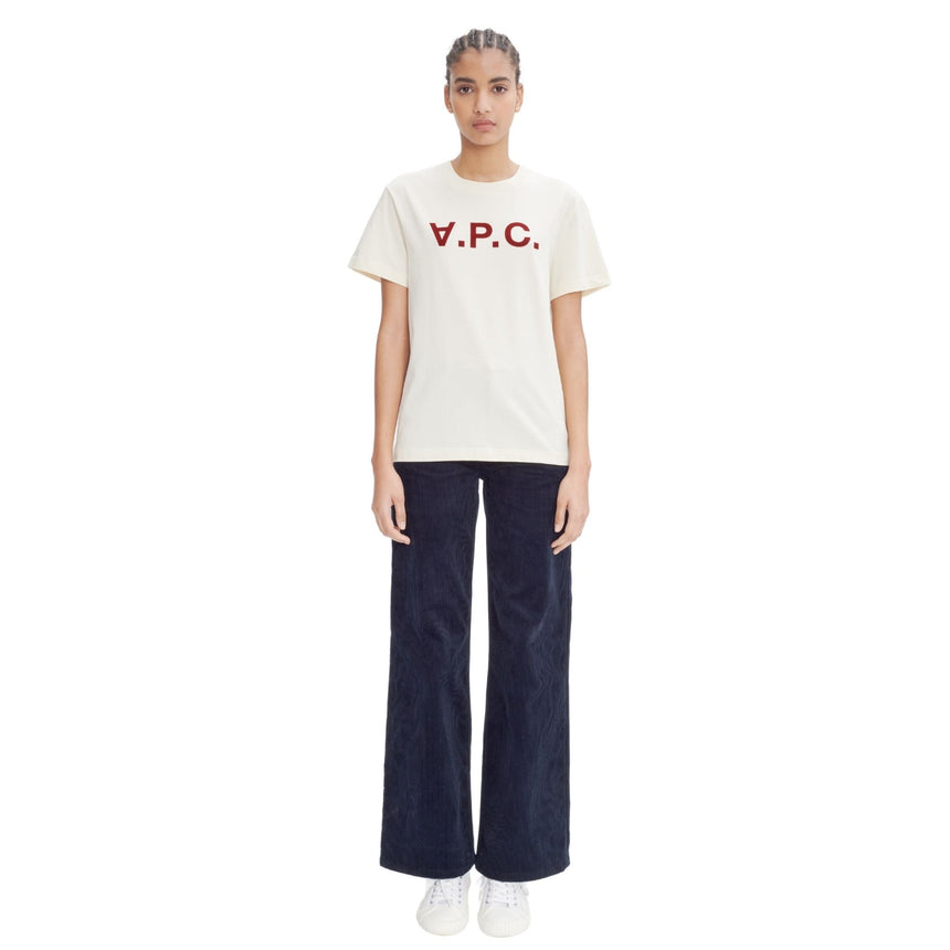 A.P.C. Standard Grand VPC T-Shirt Ecru/Bordeau