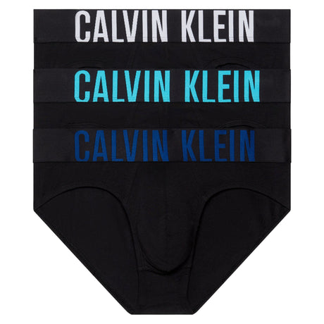Calvin Klein Hip Brief 3PK Intense Power - Erkek B-Navy Peony/White/Blue Atoll LG