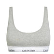 Calvin Klein Lightly Lined Bralette Modern Cotton - Kadın Grey Heather