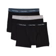 Calvin Klein Low Rise Trunk 3PK Cotton Stretch - Erkek B- Blk/Hemisphere Bl/Ash Wbs