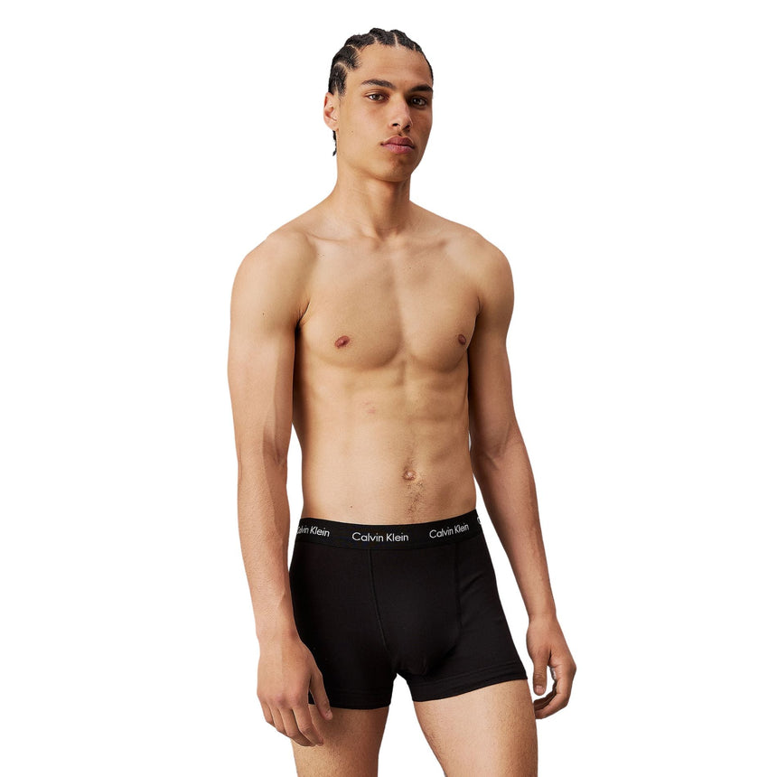 Calvin Klein Low Rise Trunk 3PK Cotton Stretch - Erkek 