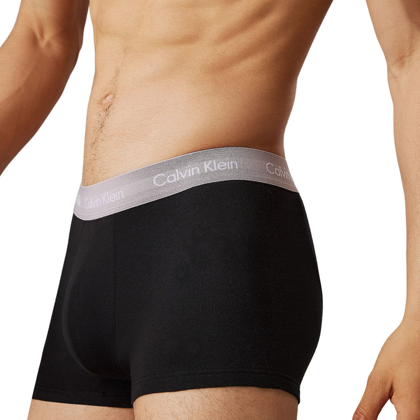 Calvin Klein Low Rise Trunk 3PK Cotton Stretch - Erkek 