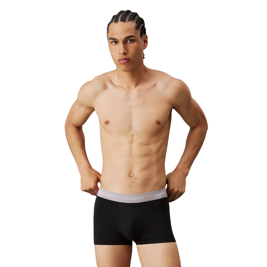 Calvin Klein Low Rise Trunk 3PK Cotton Stretch - Erkek 