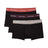 Calvin Klein Low Rise Trunk 3PK Cotton Stretch - Erkek B- Rock Ridge/Fudge/Bruchetta Wbs