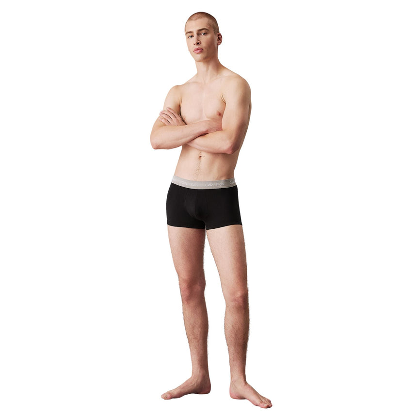 Calvin Klein Low Rise Trunk 3PK Cotton Stretch - Erkek