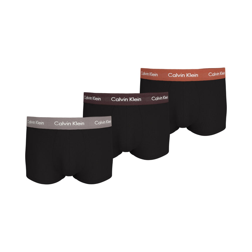 Calvin Klein Low Rise Trunk 3PK Cotton Stretch - Erkek