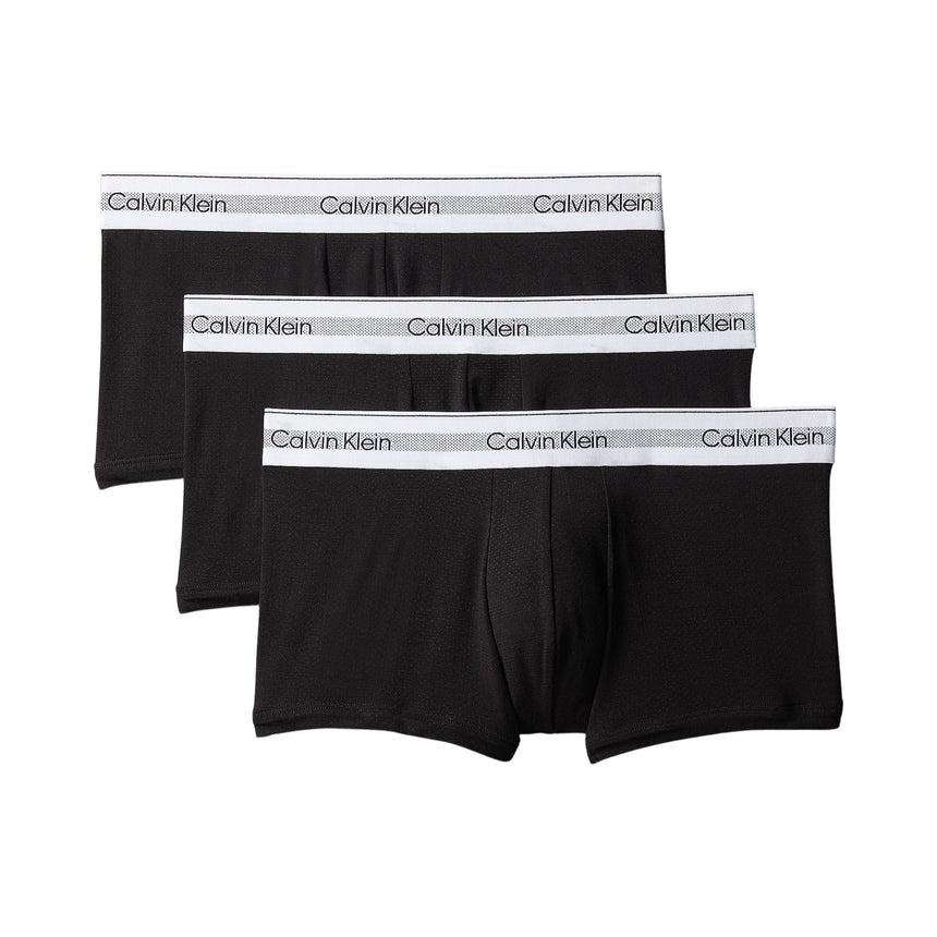 Calvin Klein Low Rise Trunk 3PK Modern Air - Erkek Black