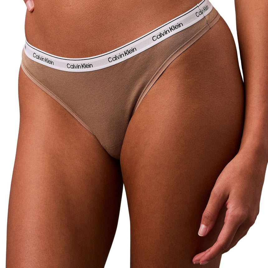 Calvin Klein Thong 3PK Modern Logo - Kadın 