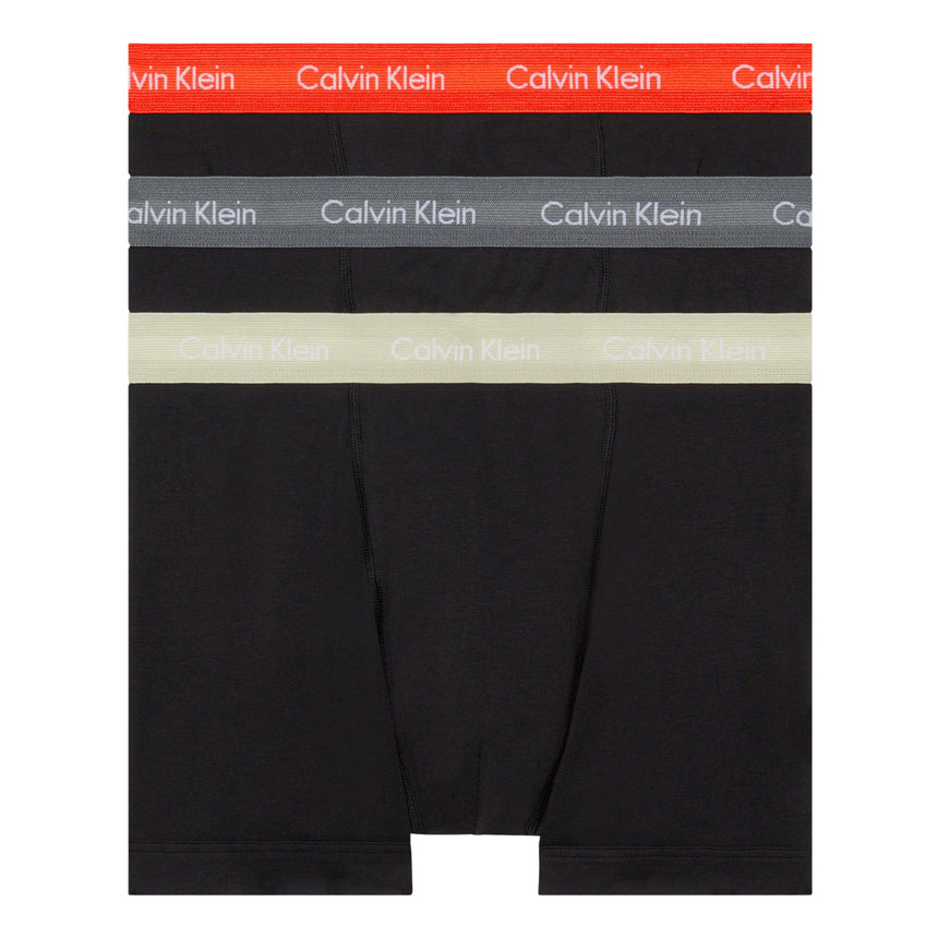Calvin Klein - Trunk 3PK Cotton Stretch - Erkek - vitruta