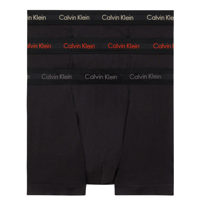 Calvin Klein - Trunk 3PK Cotton Stretch - Erkek - vitruta