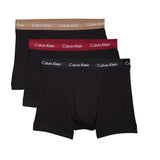 Calvin Klein Trunk 3PK Cotton Stretch - Erkek B- Rumba/Caribou/Black WBS