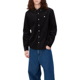 Carhartt WIP L/S Madison Cord Shirt Erkek Gömlek Black/Wax