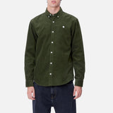 Carhartt WIP L/S Madison Cord Shirt Erkek Gömlek Tarragon/Wax