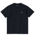 Carhartt WIP S/S Chase Erkek T-Shirt Dark Navy/Gold