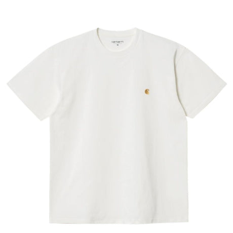 Carhartt WIP S/S Chase Erkek T-Shirt White/Gold