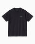 Carhartt WIP S/S Script Embroidery Erkek T-Shirt Black/White