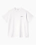 Carhartt WIP S/S Script Embroidery Erkek T-Shirt White/Black