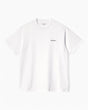 Carhartt WIP S/S Script Embroidery Erkek T-Shirt White/Black