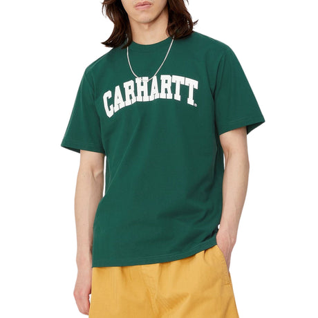 Carhartt WIP S/S University Erkek T-Shirt Chervil/White