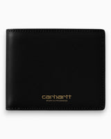 Carhartt WIP Vegas Billfold Wallet Black/Gold