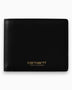 Carhartt WIP Vegas Billfold Wallet Black/Gold