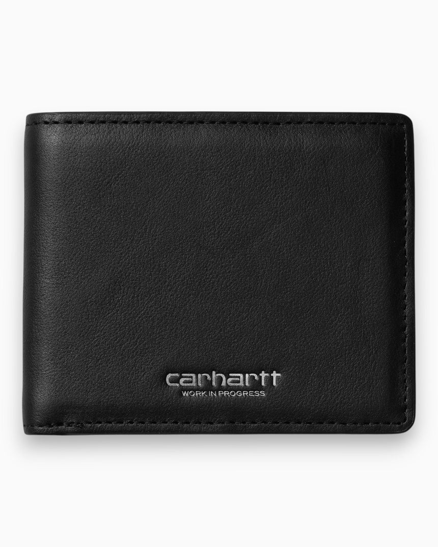 Carhartt WIP Vegas Billfold Wallet Black/Silver