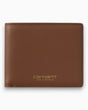 Carhartt WIP Vegas Billfold Wallet Cognac/Gold