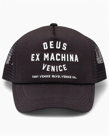 Deus Ex Machina Venice Adress Trucker Şapka Black