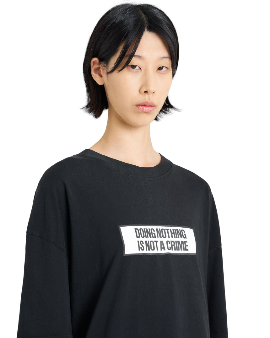 Études Studio Double Sleeves Tee Shirt Not A Crime