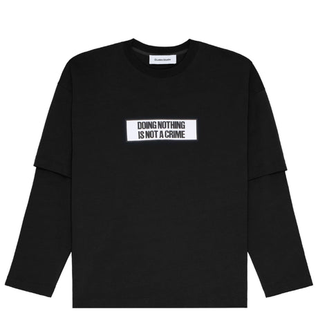 Études Studio Double Sleeves Tee Shirt Not A Crime