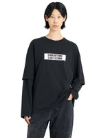 Études Studio Double Sleeves Tee Shirt Not A Crime