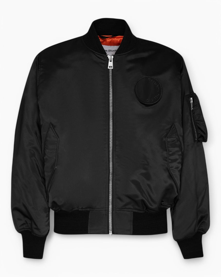 Études Studio Nylon Bomber Erkek Ceket Black