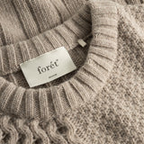 Forét Hybrid Cable Erkek Knit Kazak