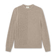 Forét Hybrid Cable Erkek Knit Kazak Khaki