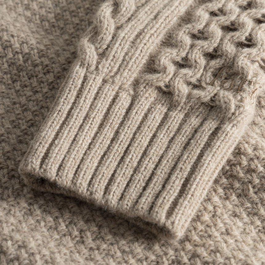 Forét Hybrid Cable Erkek Knit Kazak