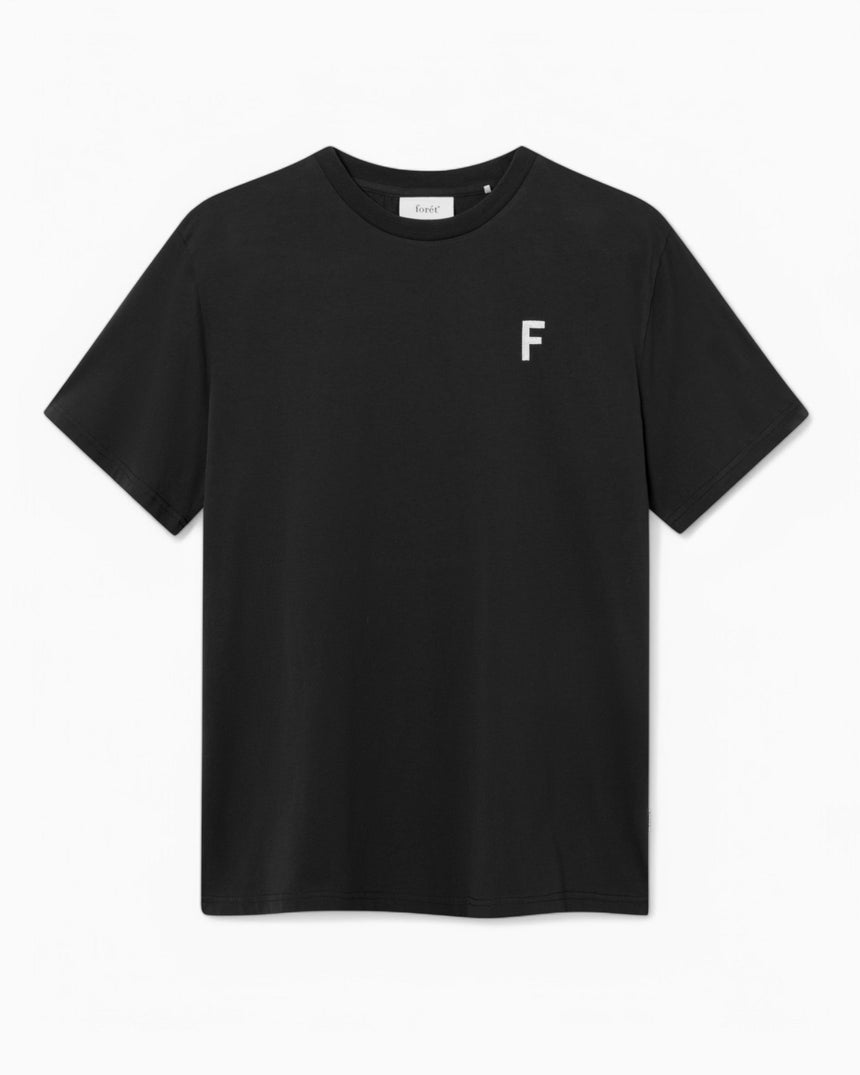 Forét Ponder T-Shirt Washed Black