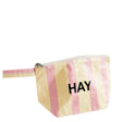 HAY Design Candy Stripe Wash Bag Small Red/Yellow