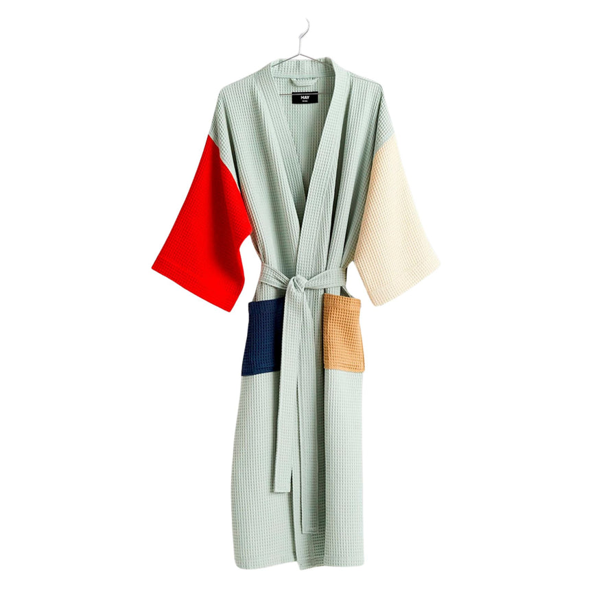 HAY Design Waffle Bathrobe Glacier/Multi