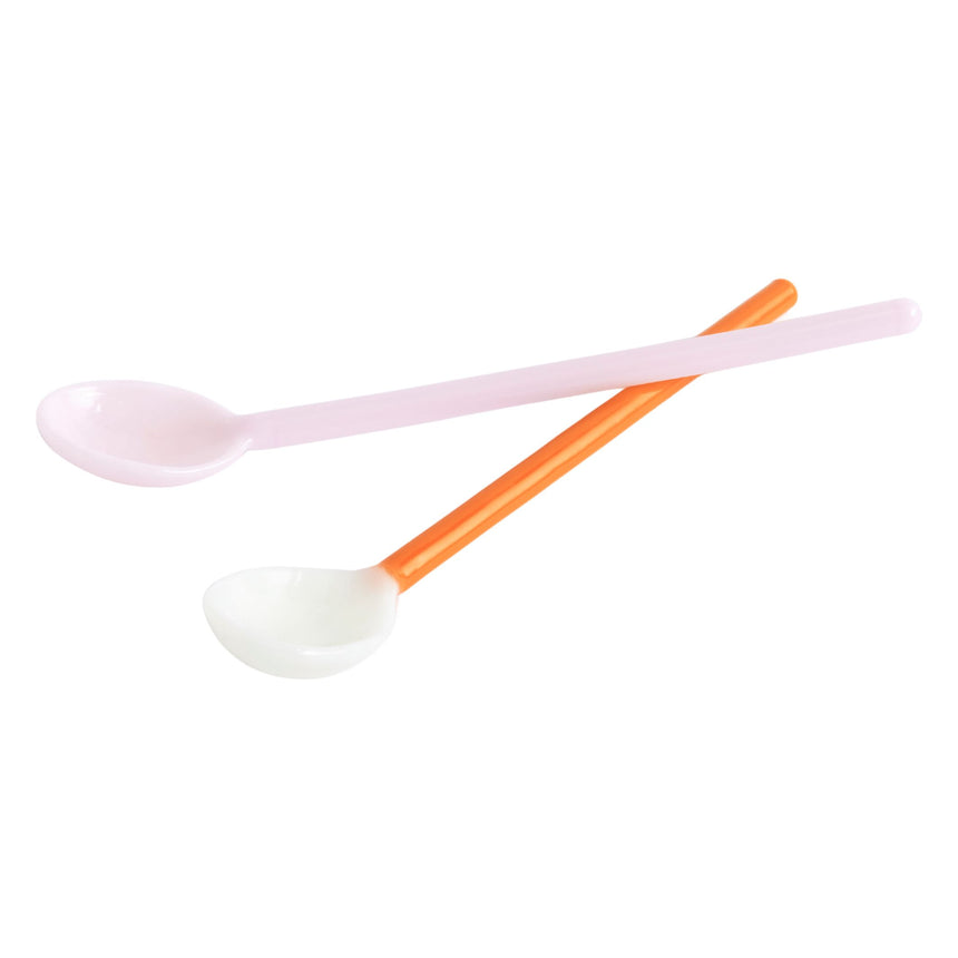 HAY Design Glass Spoons Duo Set of 2 Multi